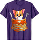 Pancakes Waffle Corgi Breakfast Flapjack Hotcake Food