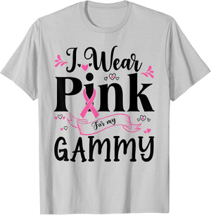 October Breast Cancer Support I Wear Pink for My Gammy