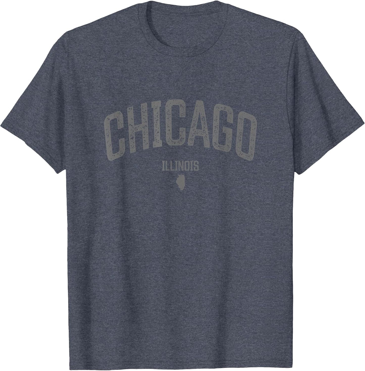 Chicago Illinois Vintage Distressed Illinois Chicago