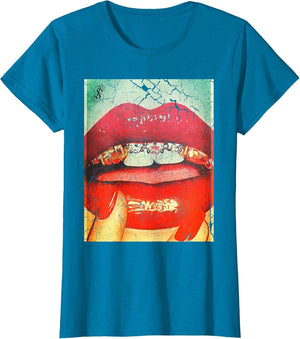 Diamonds in The Mouth Red Lips and Grills