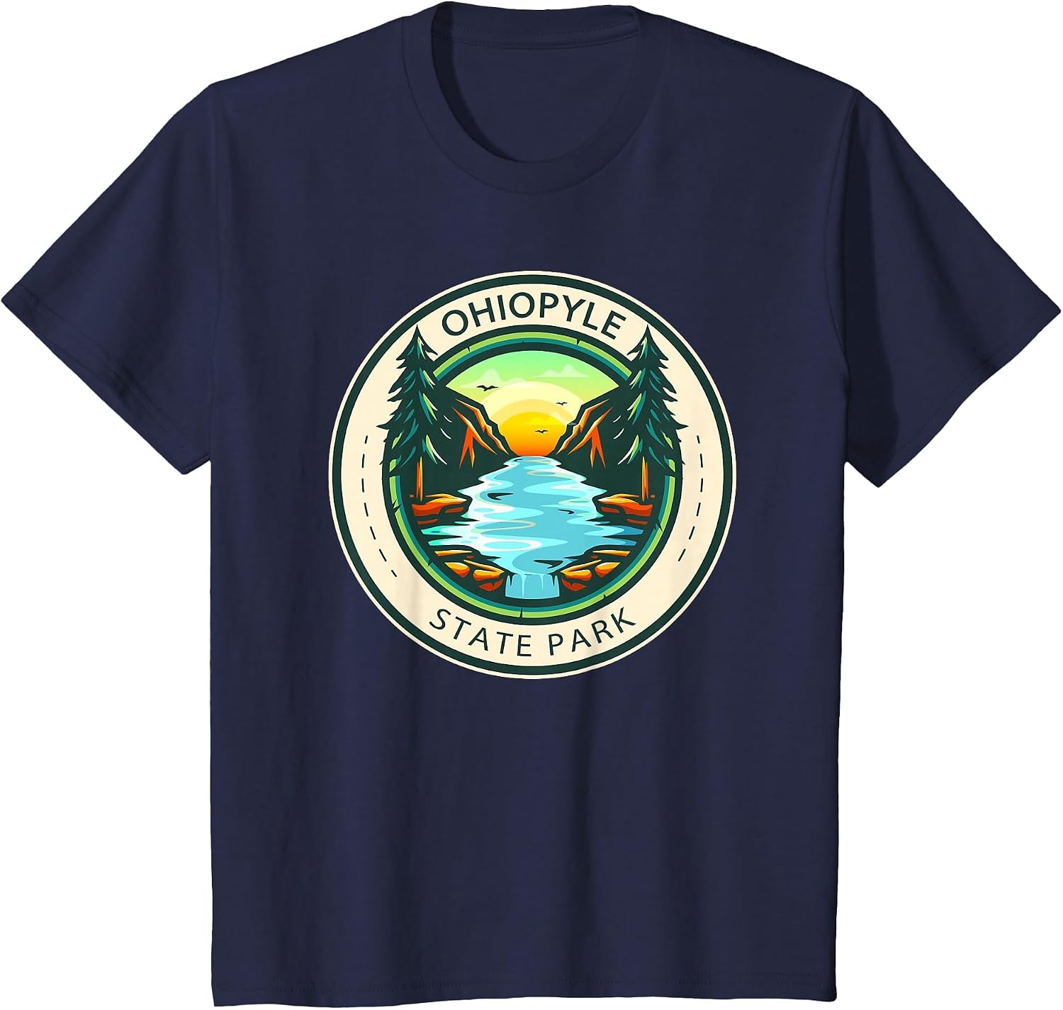 Ohiopyle State Park Pennsylvania Vintage Badge