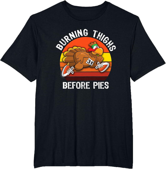 Thanksgiving 5K Marathon Turkey Trot Running Burning Thighs