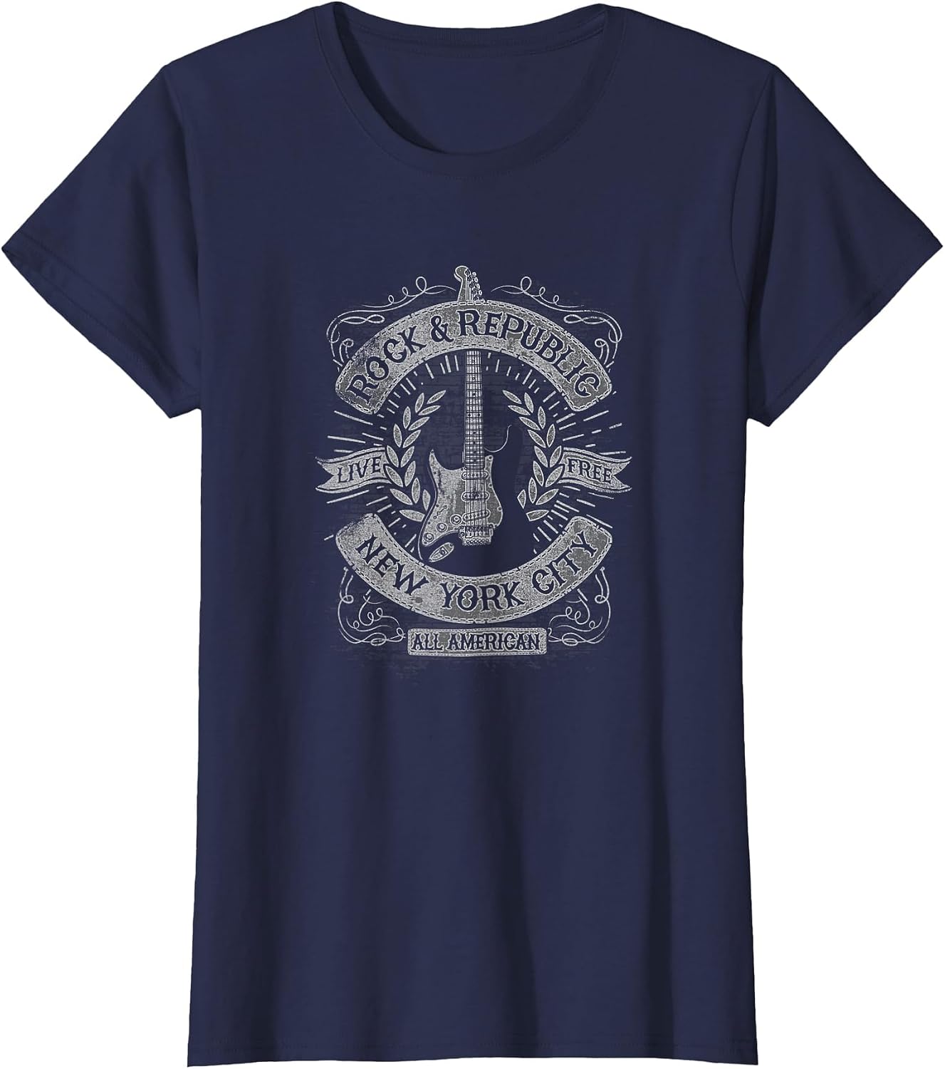 Trendy Rock and Republic NY Guitar Poster