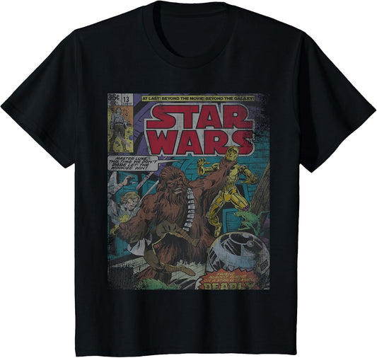 Star Wars Chewbacca Wookiee Win Retro Comic Cover