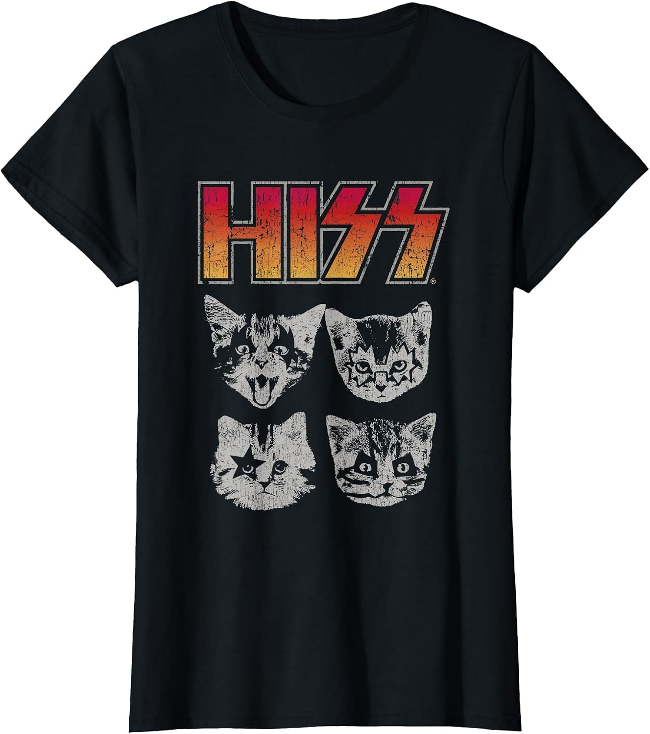 HISS Cat Funny Cats Kittens Rock Music Cat Lover Hiss