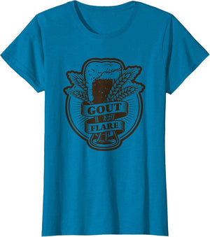 GOUT Flare Cool Vintage Artwork for Beer Lovers w/gout