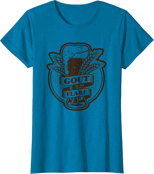 GOUT Flare Cool Vintage Artwork for Beer Lovers w/gout