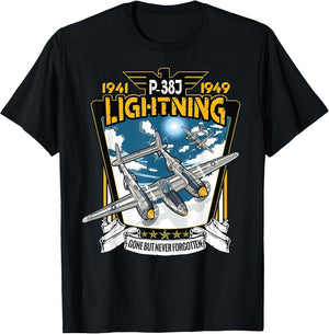 World War 2 American P-38 Lightning Fighter Airplane