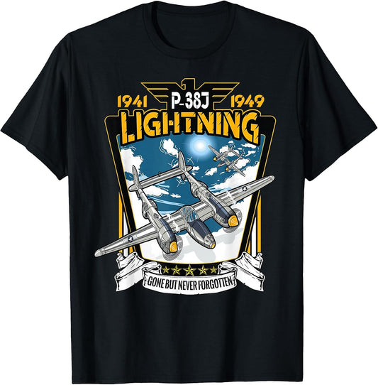 World War 2 American P-38 Lightning Fighter Airplane