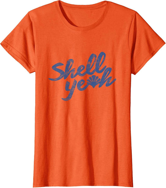 Shell Yeah Beach Vintage Texture