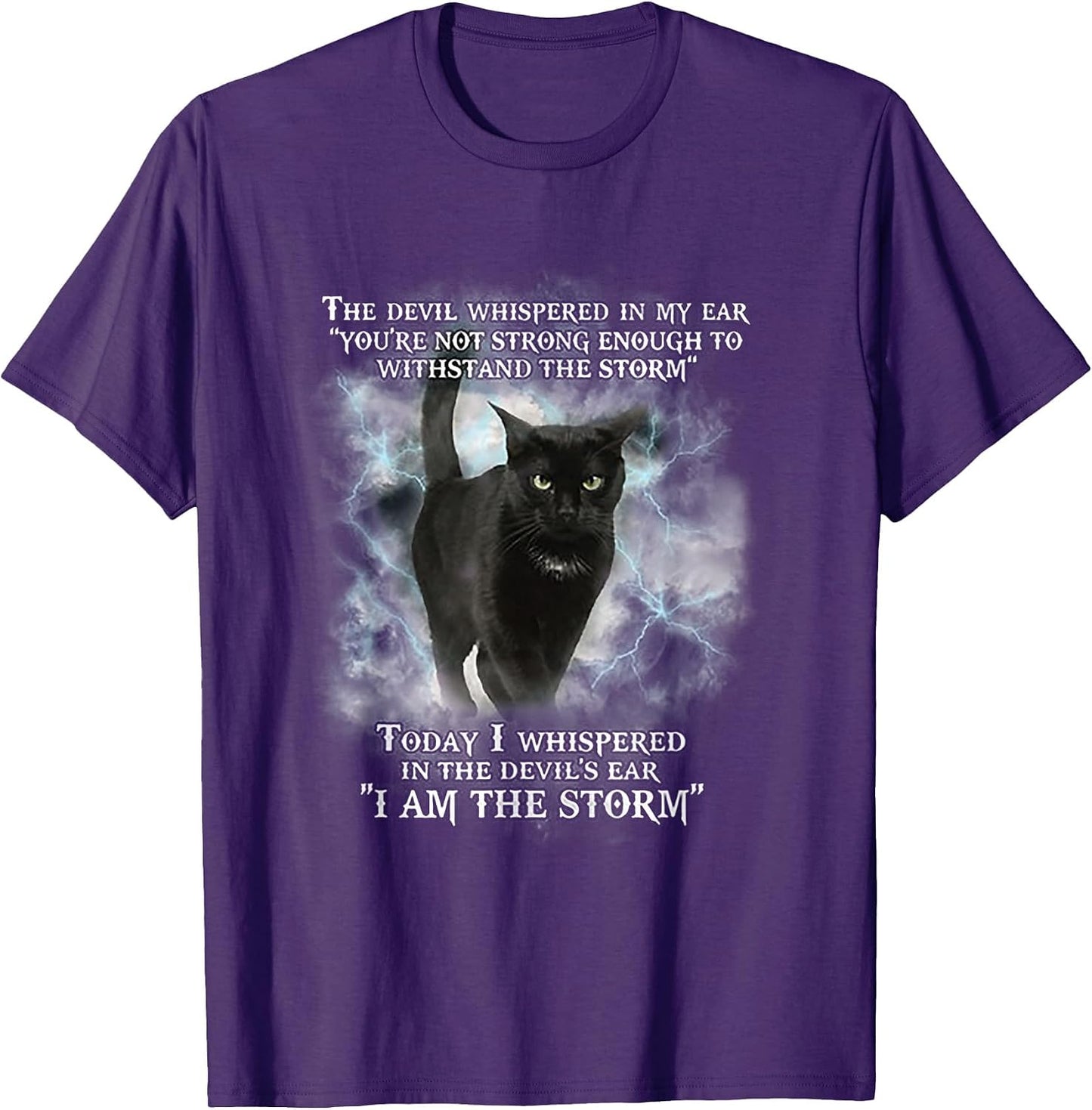 The Devil Whispered in My Ear You aren't Strong Enough Cat