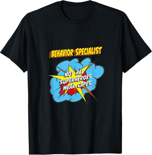 Behavior Specialist Funny Superhero Job