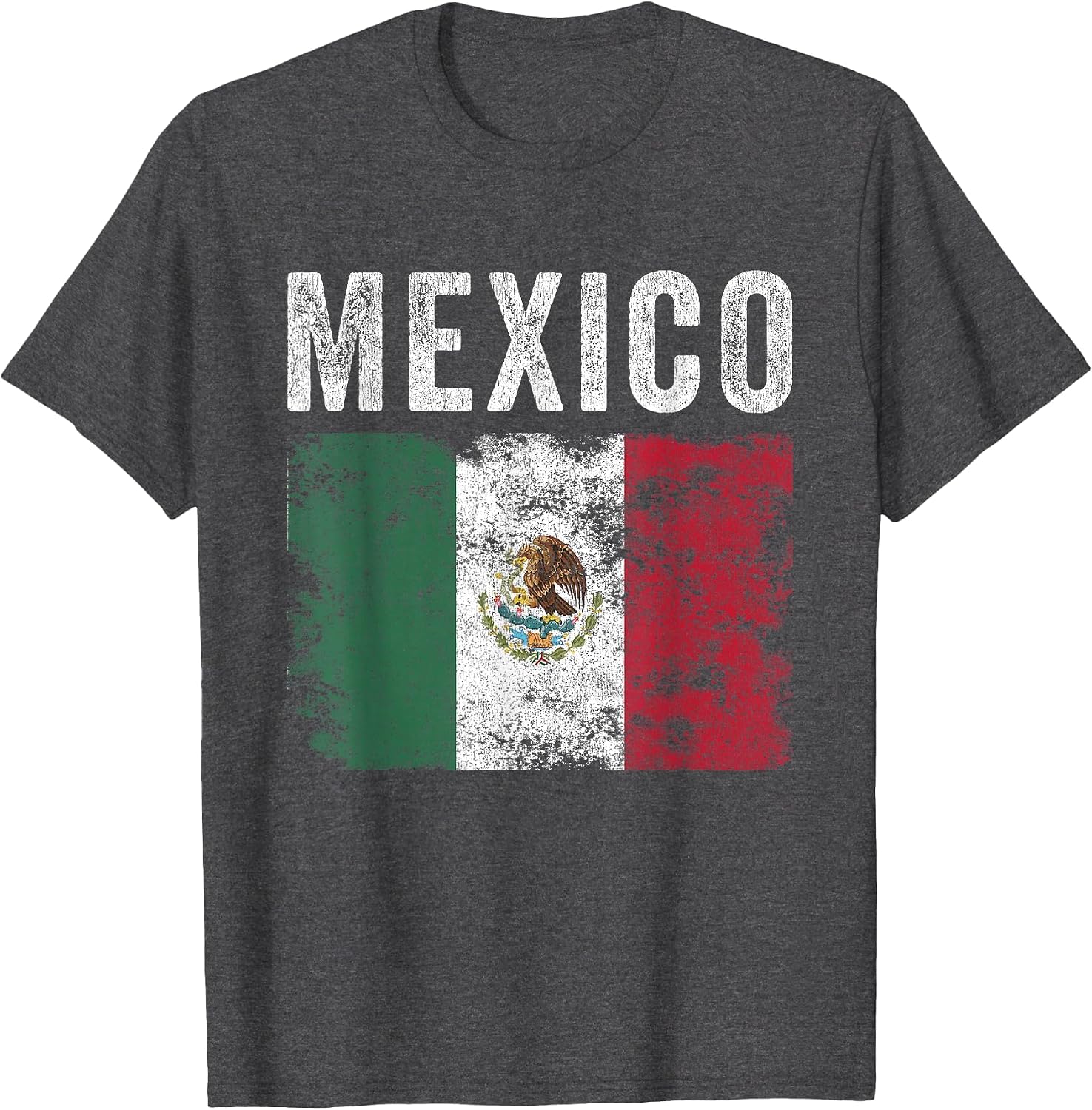 Mexico Flag Distressed - Men Women Kids - Mexican Flag