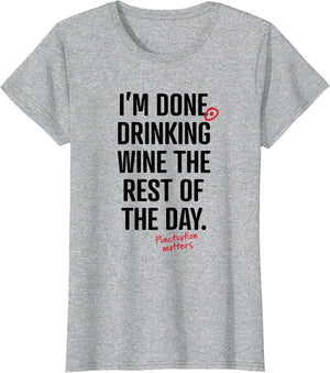 Funny Wine Drinkers Punctuation Matters