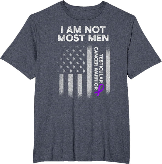 Testicular Cancer Survivor for Most Men, Purple Band Warrior