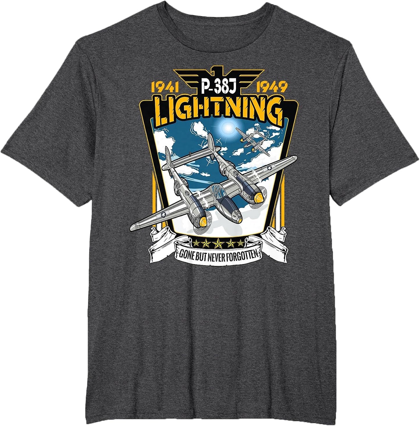 World War 2 American P-38 Lightning Fighter Airplane