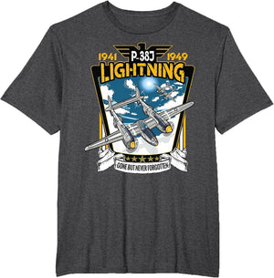 World War 2 American P-38 Lightning Fighter Airplane