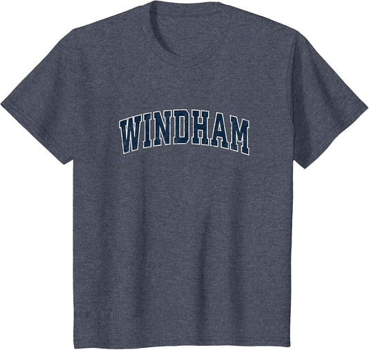 Windham New Hampshire NH Vintage Sports Design Navy Design