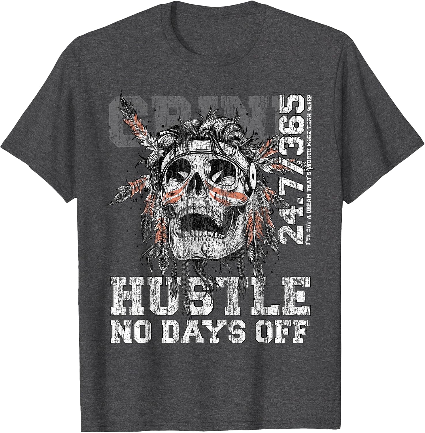 Hustle No Days Off Shirt Hustle Hard Hustle 247 Tribe Gang
