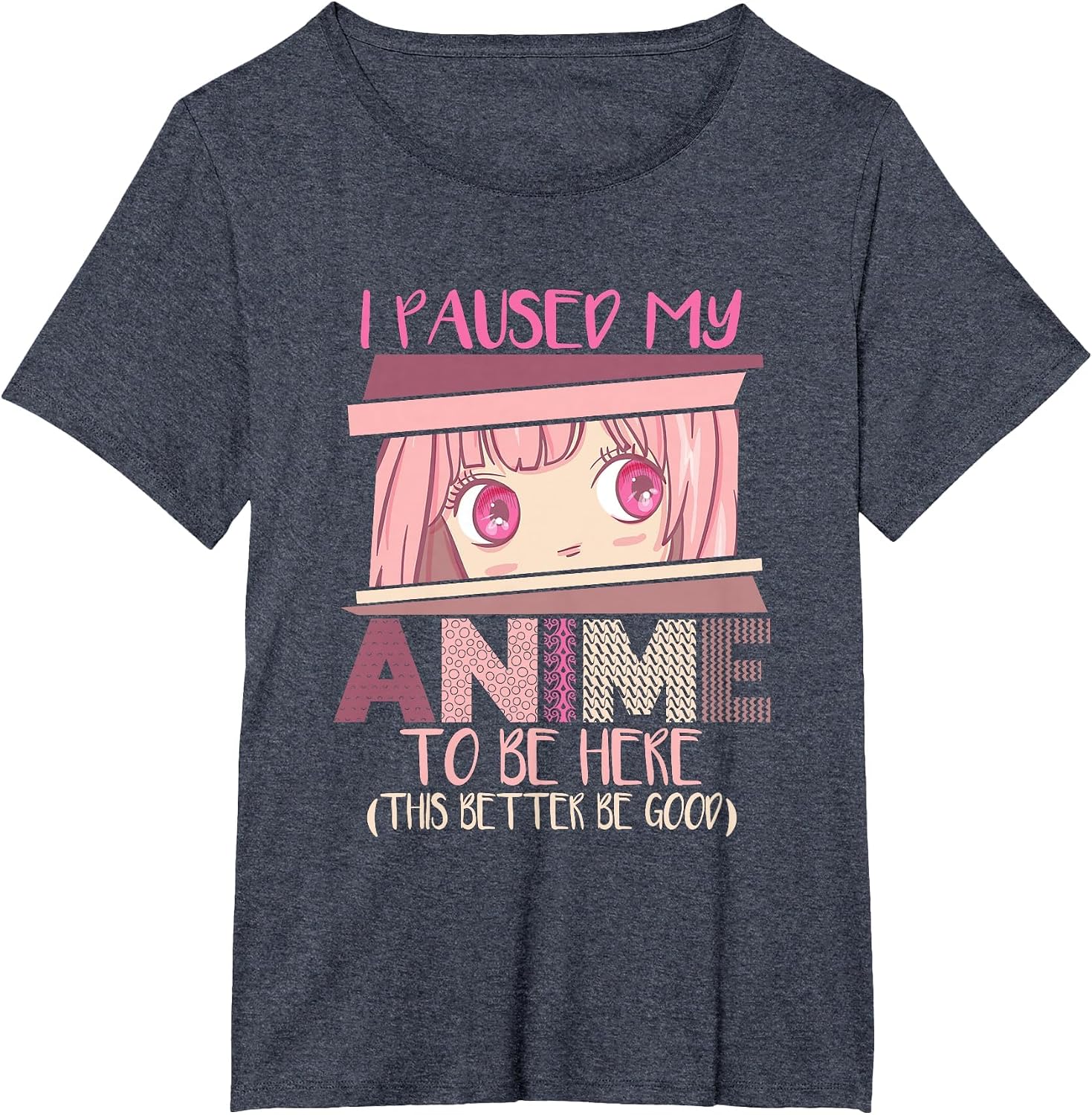 Funny Otaku Anime Shirt I Paused My Anime to Be Here