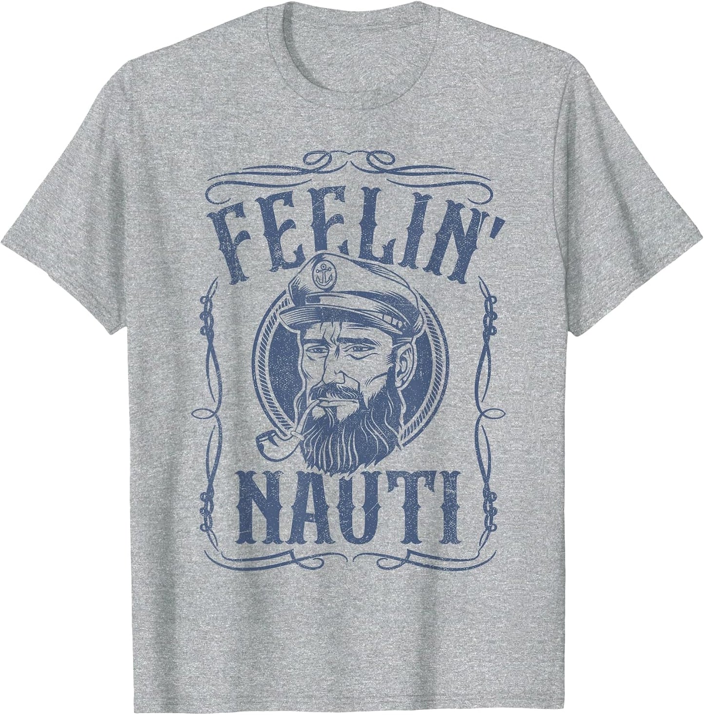 Funny Feelin Nauti Boat Captain Pontoon Sailing Sailor Gift