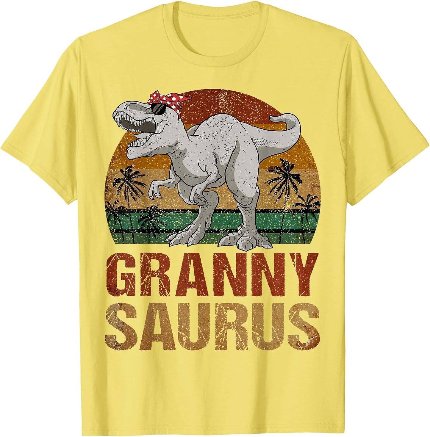 Grannysaurus T Rex Dinosaur Granny Saurus Retro Mother's Day