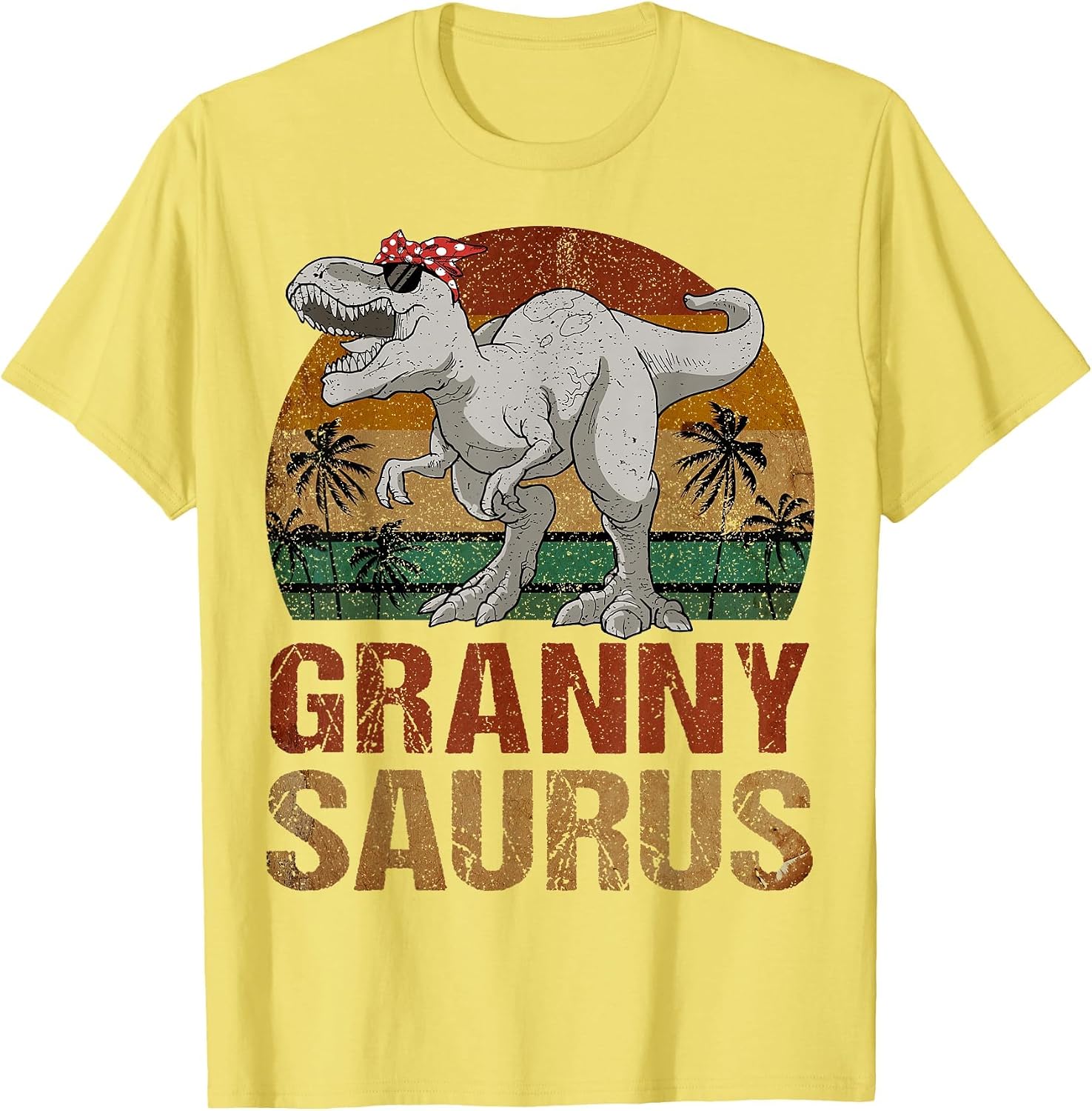 Grannysaurus T Rex Dinosaur Granny Saurus Retro Mother's Day