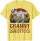 Grannysaurus T Rex Dinosaur Granny Saurus Retro Mother's Day