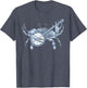 Bluegrass Blue Crab Funny Cute Banjo Chesapeake Bay Vintage