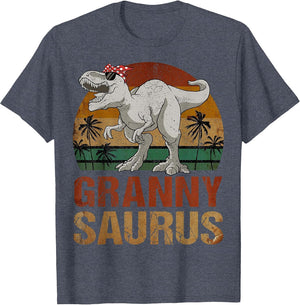 Grannysaurus T Rex Dinosaur Granny Saurus Retro Mother's Day
