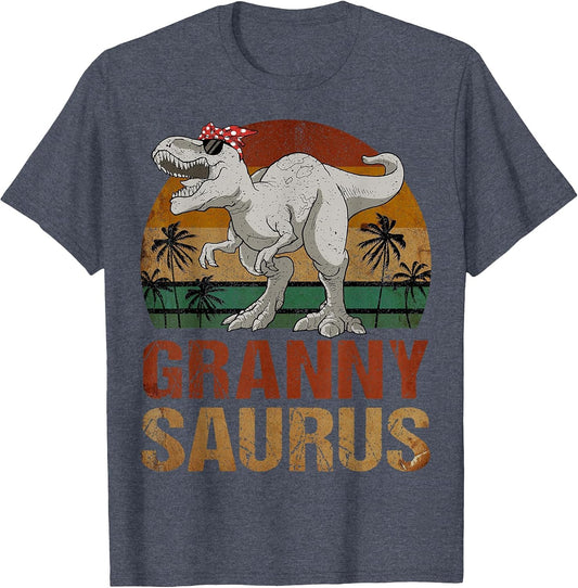 Grannysaurus T Rex Dinosaur Granny Saurus Retro Mother's Day