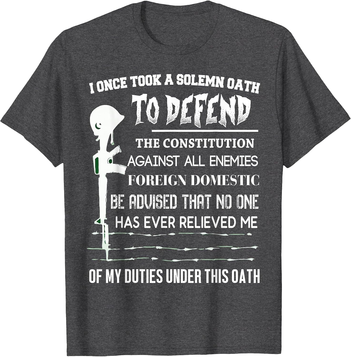 I Once Took A Solemn Oath to Defend The Constitution T Shirt