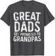 Great Dads Get Promoted to Grandpas Shirt Men Fathers Day