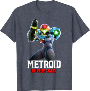 Metroid Dread Samus Aran Standing Nintendo Hero Poster