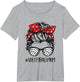 Volleyball Mom Volleyball Lover Mothers Day Messy Bun