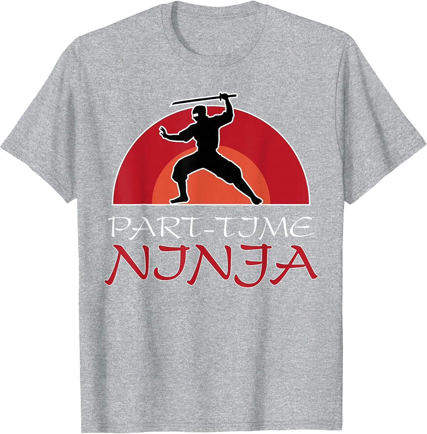Part-Time Ninja Funny Ninja Nija Design