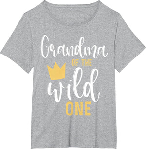 Grandma of The Wild One Shirt 1st Birthday First Thing