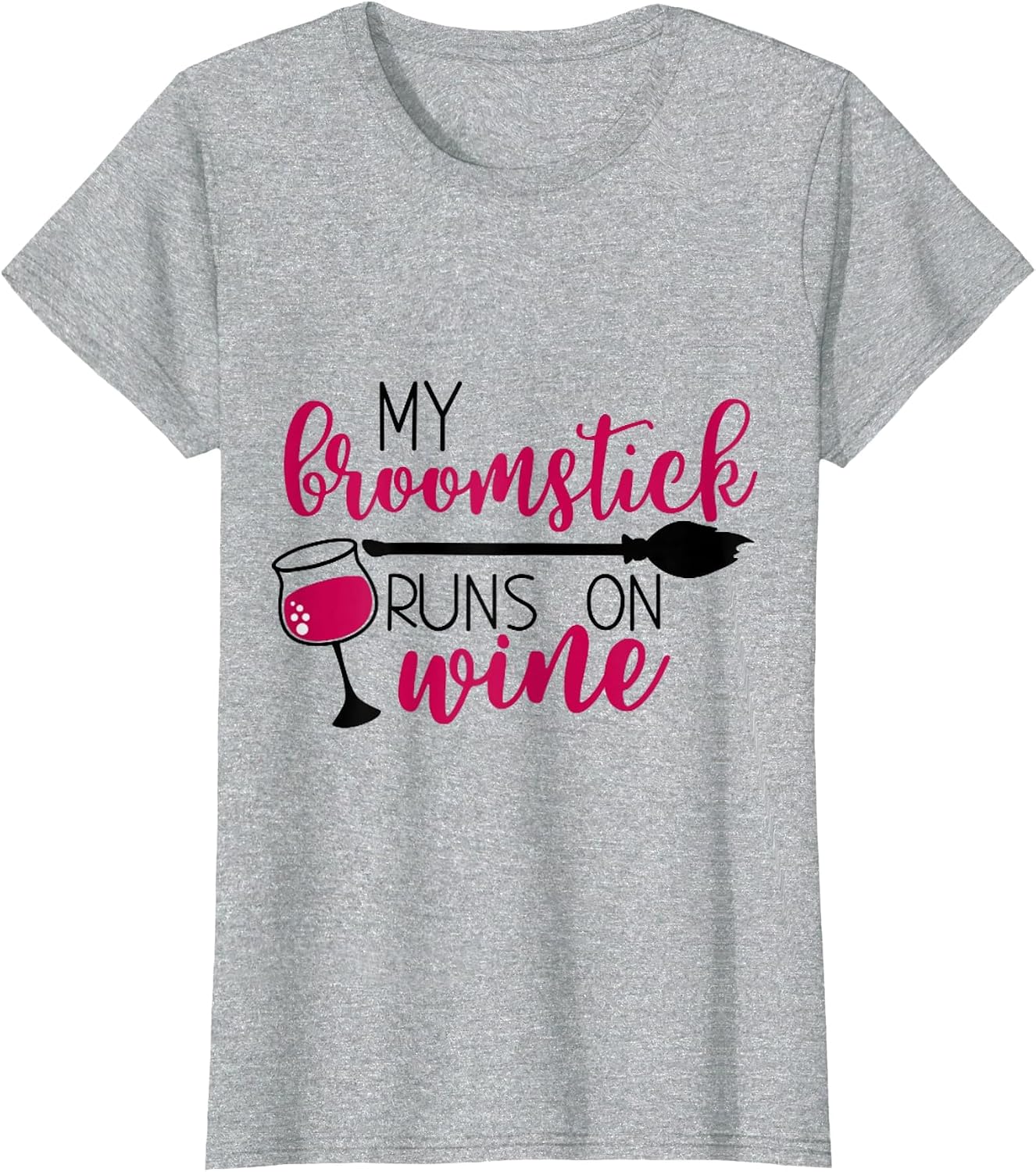 Halloween Wine My Broomstick Runs on Wine