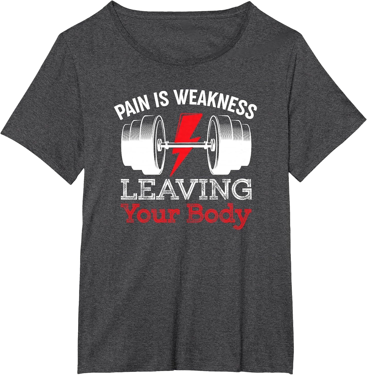 Pain is Weakness Leaving Your Body Funny Workout Gym Fitness