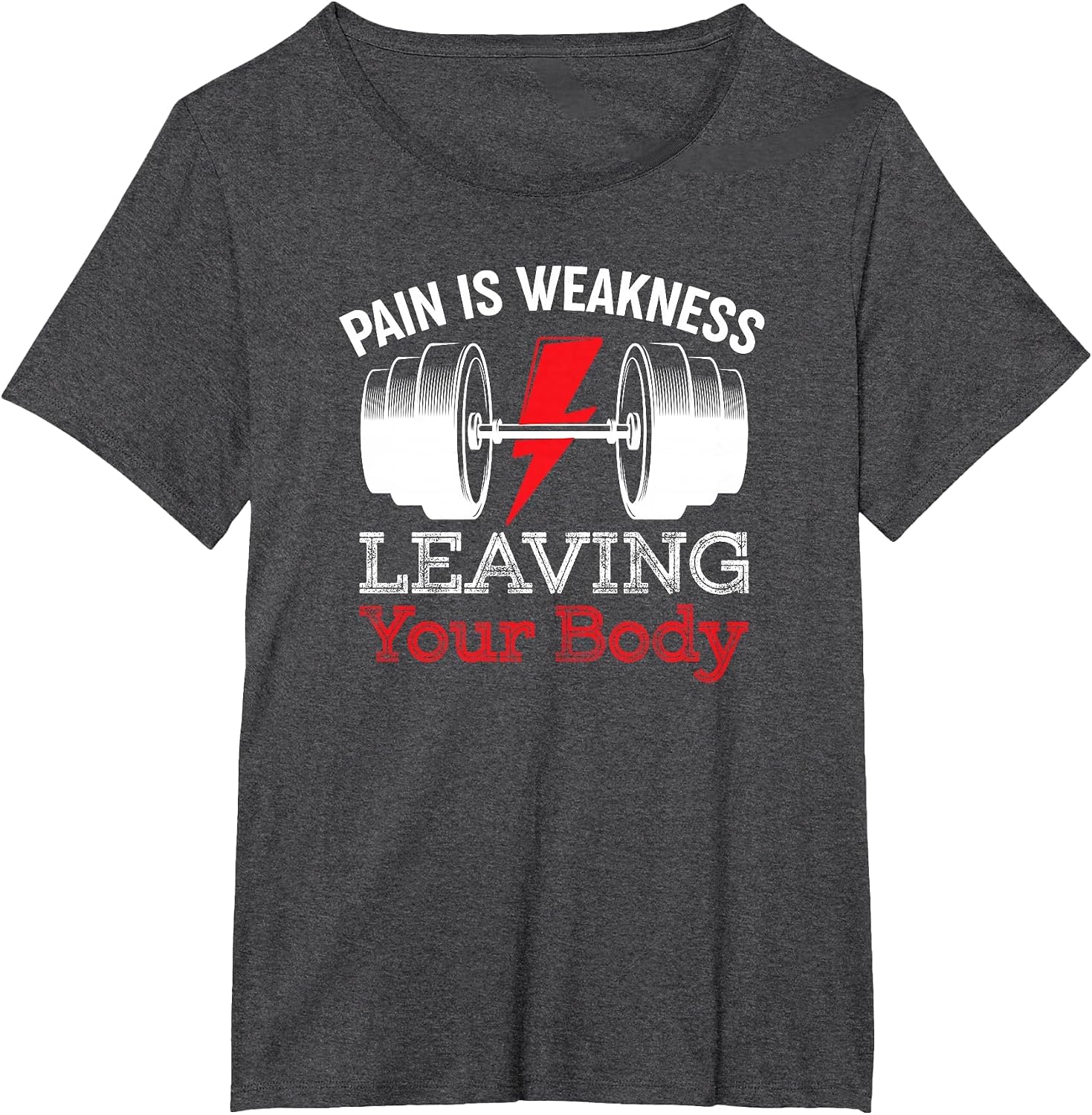 Pain is Weakness Leaving Your Body Funny Workout Gym Fitness