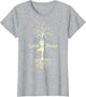 Yoga Tree of Life with Sayings Vriksasana Hatha Pose