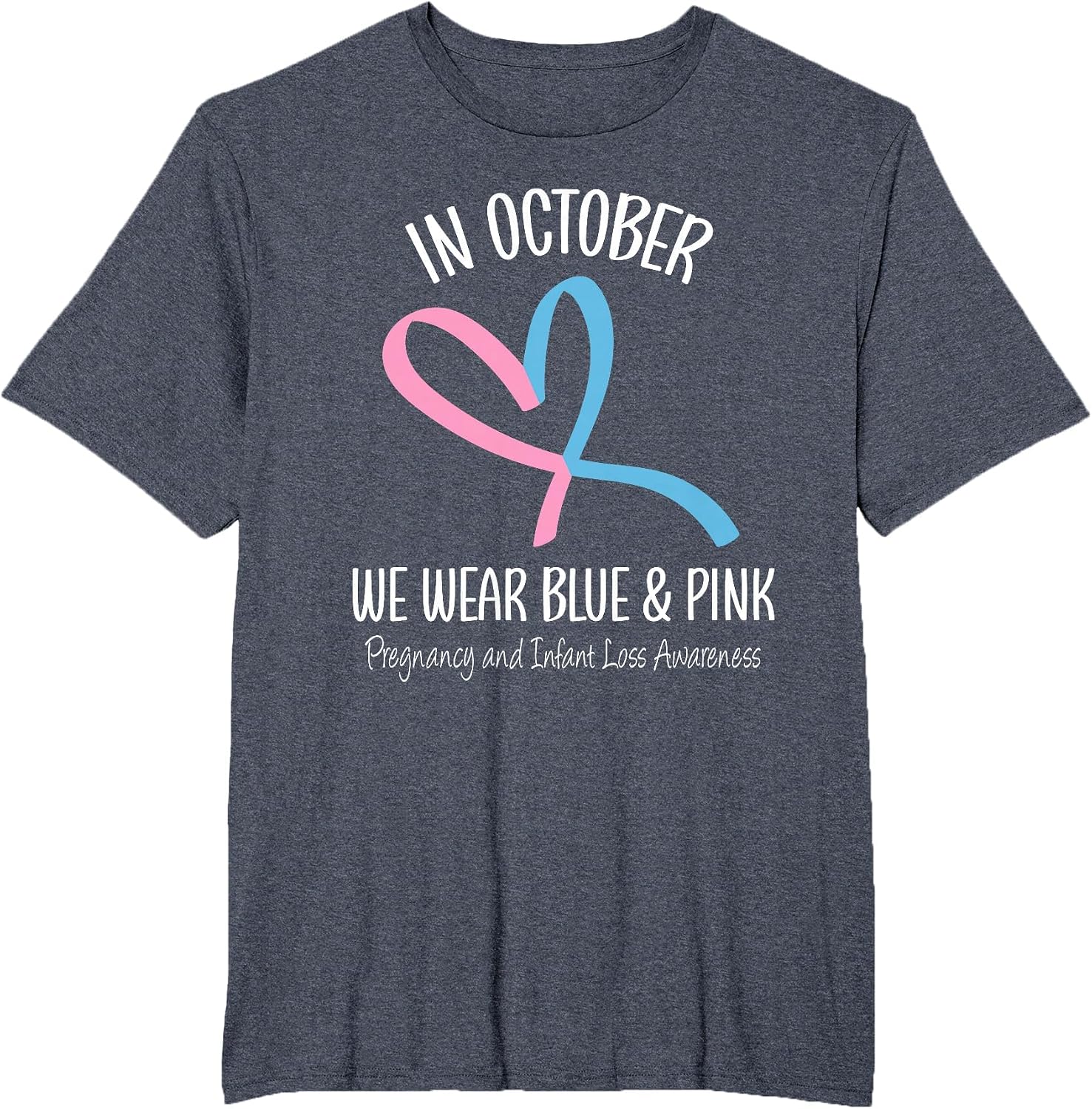 Heart We Wear Blue Pink Pregnancy and Infant Loss Awareness