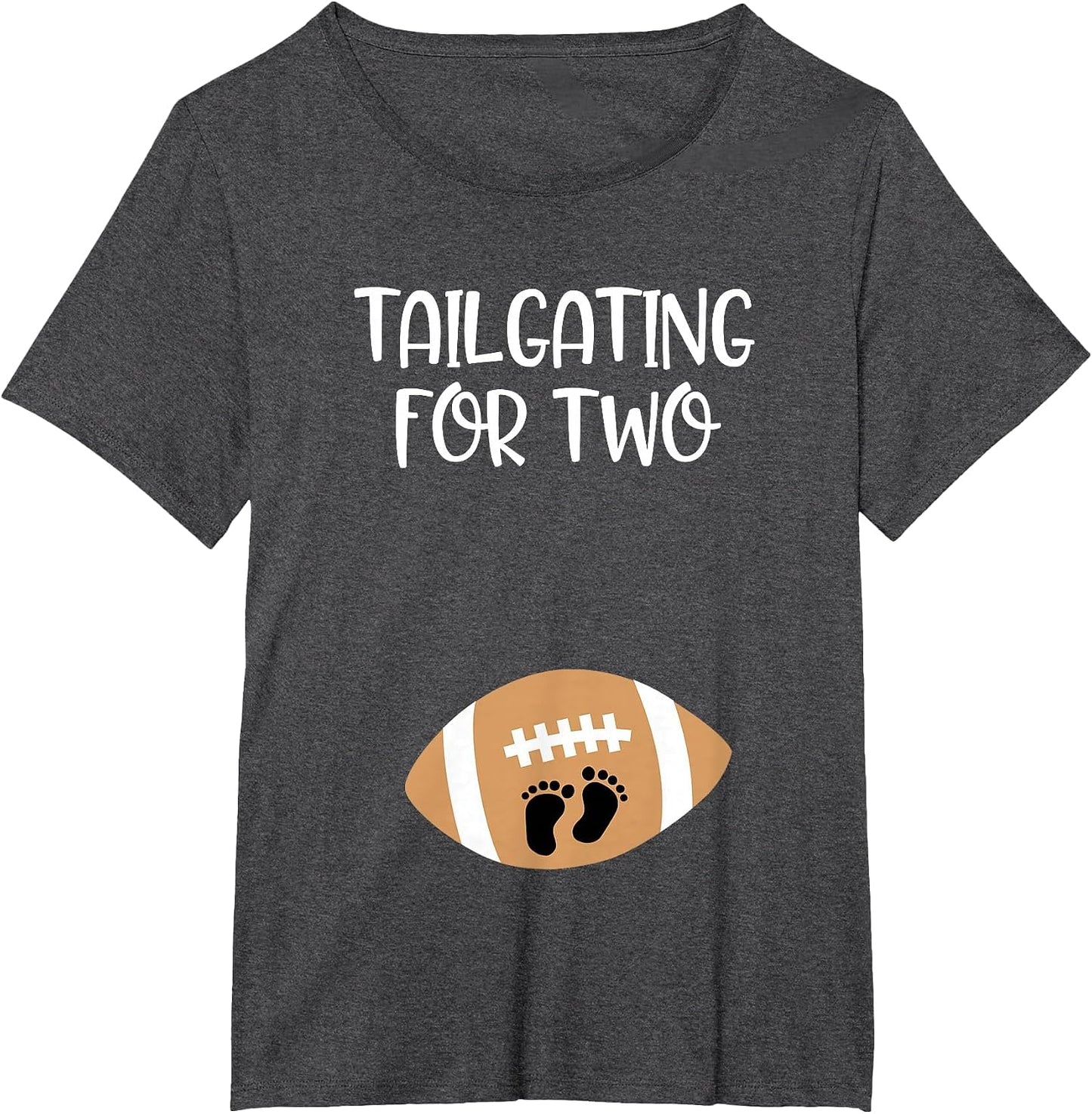 Tailgating for Two Football Game Day Pregnant Expecting Mom