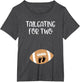 Tailgating for Two Football Game Day Pregnant Expecting Mom