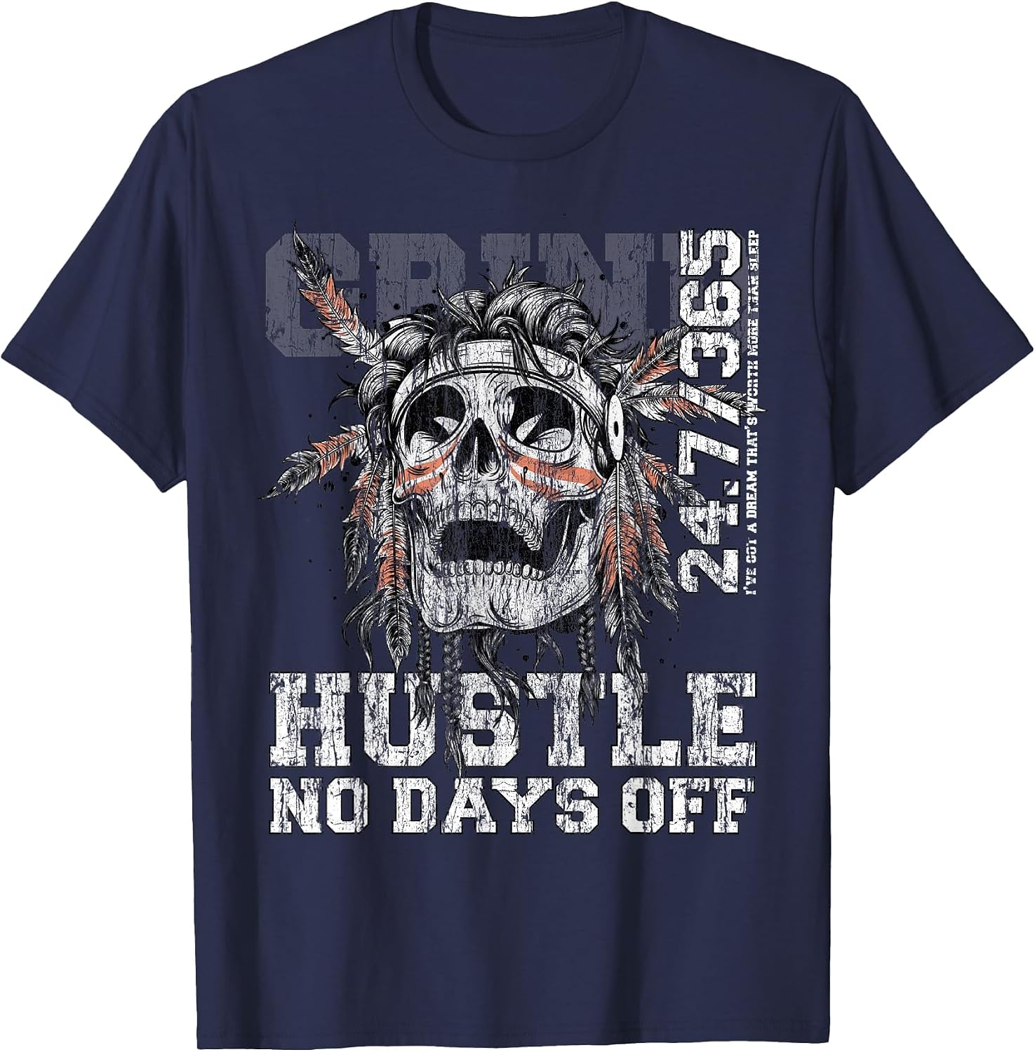 Hustle No Days Off Shirt Hustle Hard Hustle 247 Tribe Gang