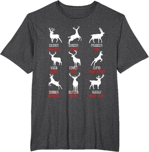 Funny Deer Design - Hunters All of Santa's Reindeer Classic