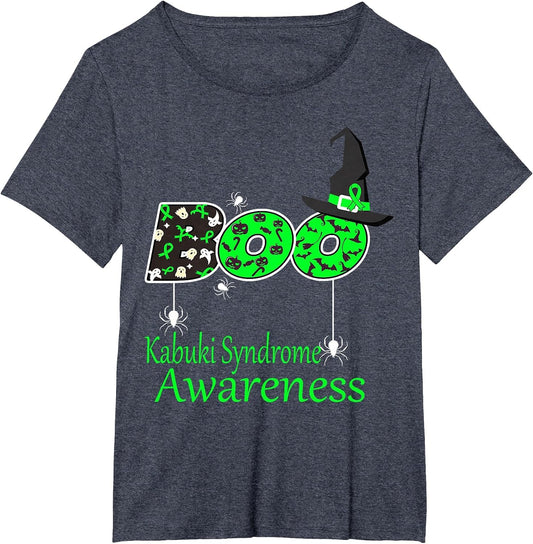 Kabuki Syndrome Awareness Shirt Boo Halloween Shirt