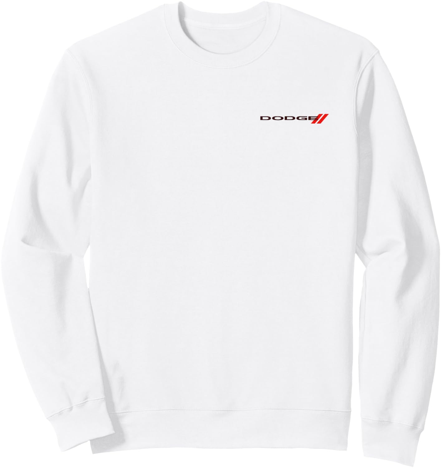 Dodge Dad's Garage Front/Back Sweatshirt - Sweatshirt | White