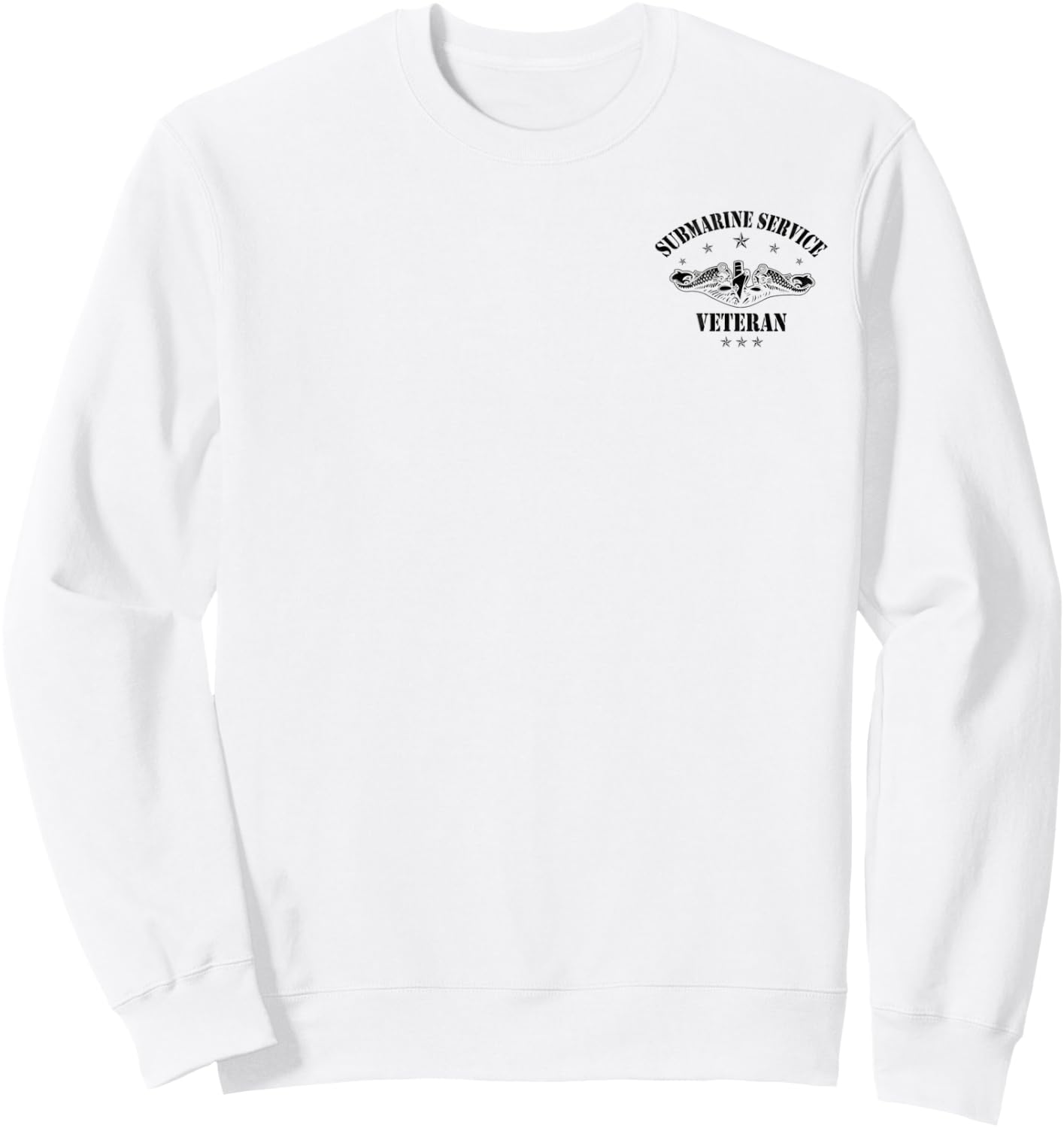 U.S Submarine Service Veteran Submariner Memorial Day Sweatshirt - Sweatshirt | White