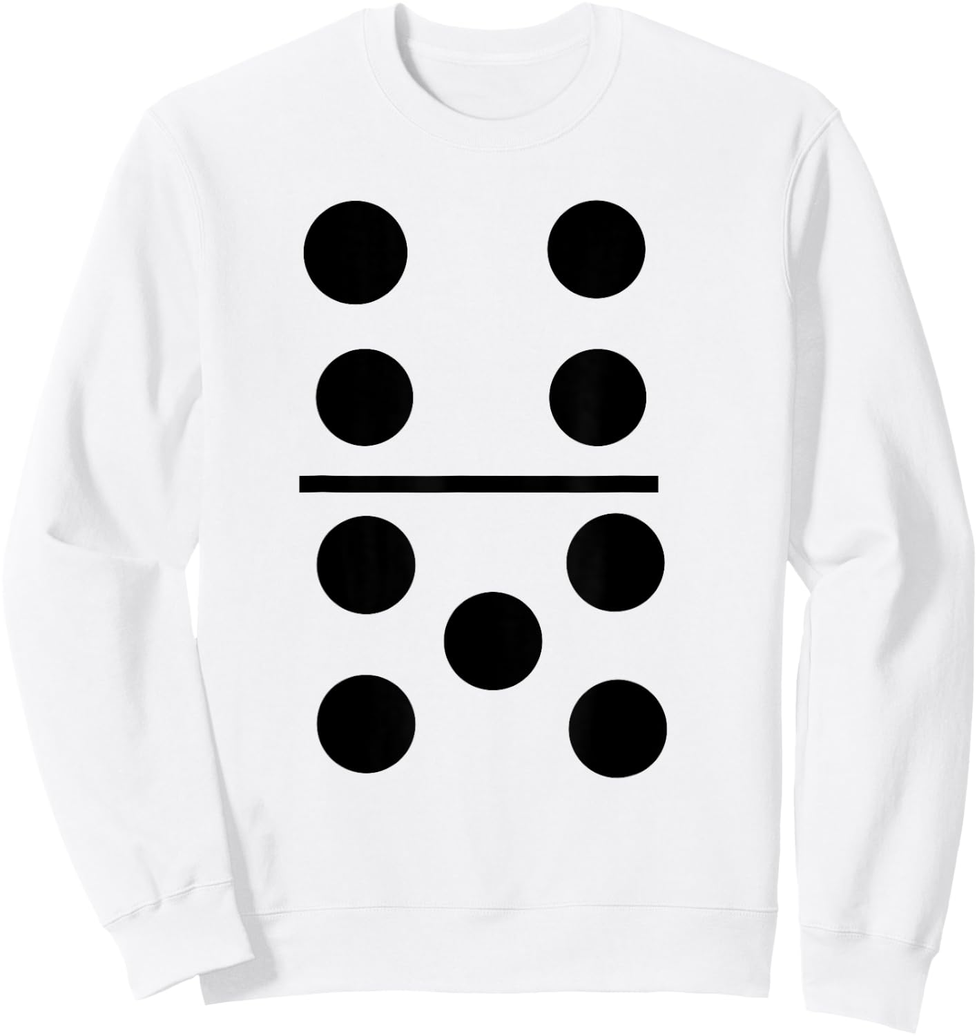 Big Domino Halloween Group Costume 4-5 Tile Sweatshirt - Sweatshirt | White